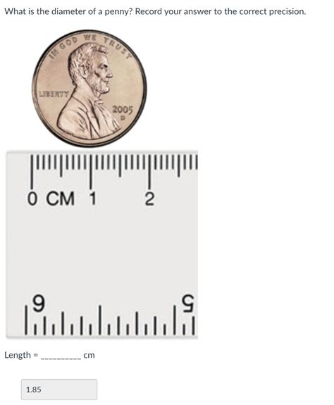 measuring the thickness of a penny|size of penny in mm.